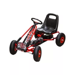 Pedálos gokart - 30 kg, piros