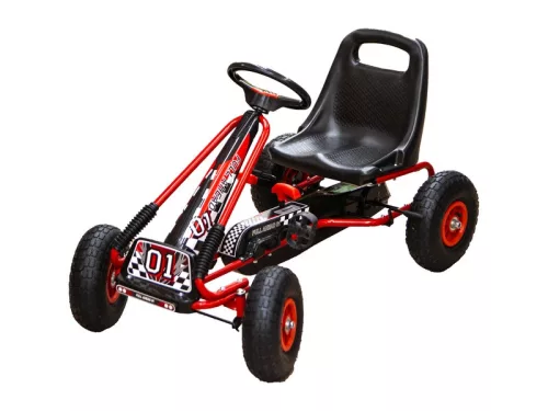 Pedálos gokart - 30 kg, piros