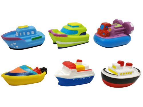 Műanyag hajók, 6 db
