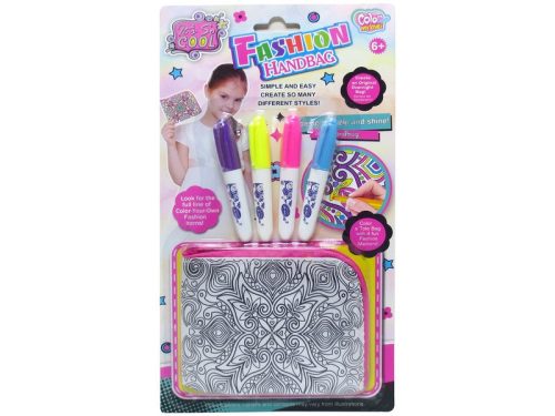 Kifesthető kistáska filctollakkal