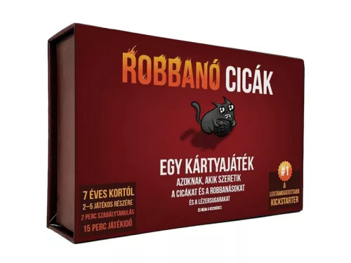 Robbanó cicák kártyajáték