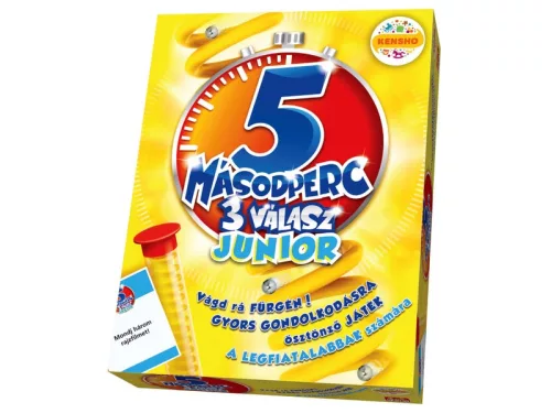 5 másodperc 3 válasz junior társasjáték