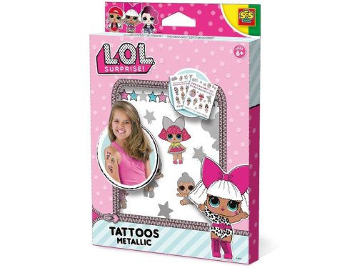 SES: L.O.L. csillogó tetoválás készlet