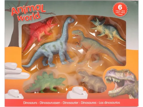Dinoszaurusz figura 6 darabos készlet