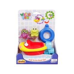 Bébi fürdőjáték kishajóval