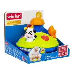 Winfun: Háziállatos pörgettyű bébijáték