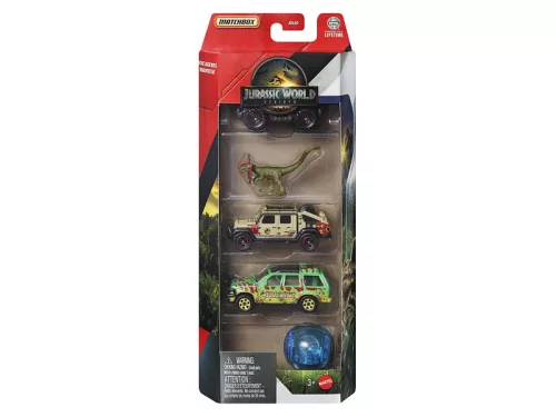 Matchbox Jurassic World kisautó 5-ös csomag
