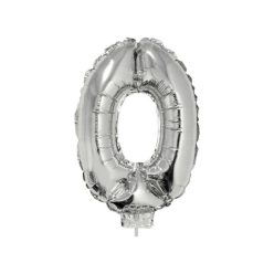 Számos lufi - 0, ezüst, 42 cm