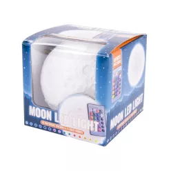 Színváltós holdlámpa távirányítóval