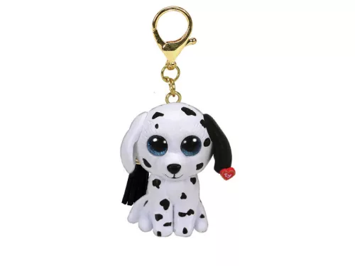 Mini Boos clip műanyag figura FETCH - fehér kutya
