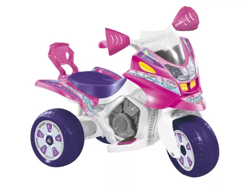 Akkus 3 kerekű motor lányoknak