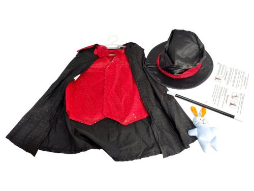 Varázsló jelmez varázspálcával