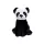 ECO plüss Panda 16cm
