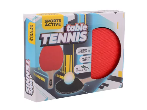 Pingpong szett (háló, 2 ütő, 3 labda)