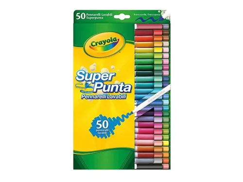 Crayola Kimosható vékony-vastag filctoll 50db