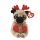 Beanie Babies plüss figura MITTENS, 15 cm - barna kutya (3)