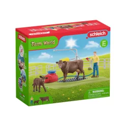 Schleich Tehénmosó állomás