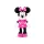 Minnie egér Disney plüssfigura pöttyös ruhában - 25 cm