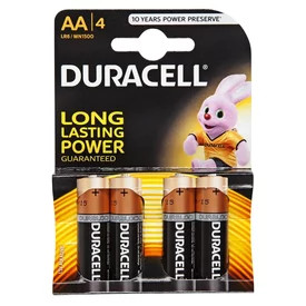Duracell AA ceruzaelem 4 darabos készlet