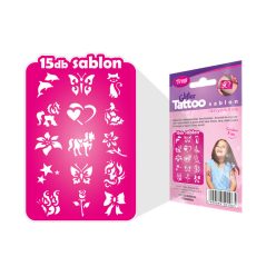 Tytoo Lányos sablon szett 15 db-os