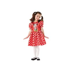 Minnie egér jelmez - piros, 116 cm