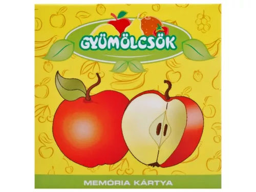 Gyümölcsök memória kártya