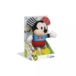   DISNEY BABY - MICKEY EGÉR ELSŐ PLÜSSÖM CSÖRGŐVEL ÉS RÁGÓKÁVAL