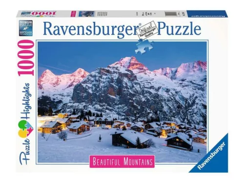 Ravensburger Puzzle 1000 db - Berner Oberland, Mürren