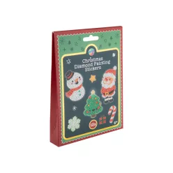 Karácsonyi gyémántfestős díszek, 12 db