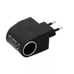   Fali hálózati szivargyújtós adapter 230V-12V átalakító