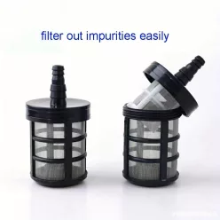   Vízszivattyú szűrő, kétrétegű rozsdamentes acél szűrő akváriumhoz