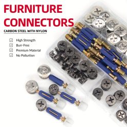 100 db-os 3 az 1-ben bútor cam záróelem készlet