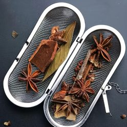   304-es rozsdamentes acélból készült teafőző extra finom hálós szűrővel a laza levelű teához és fűszerekhez, tökéletes fekete teához, rooiboshoz és egyebekhez