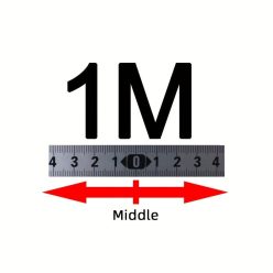   Öntapadós Fém Mérőszalag - Tartós, Rozsdamentes és Kopásálló Átlátszó Skálával
