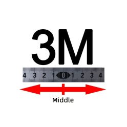   Öntapadós Fém Mérőszalag - Tartós, Rozsdamentes és Kopásálló Átlátszó Skálával