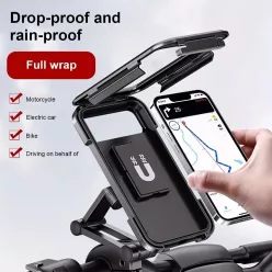   1 darab vízálló motoros telefon tartó – 360°-ban forgatható