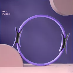   Univerzális Rózsaszín Pilates Gyűrű Teljes Test Fitneszhez Lila