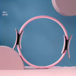   Univerzális Rózsaszín Pilates Gyűrű Teljes Test Fitneszhez Rózsaszín