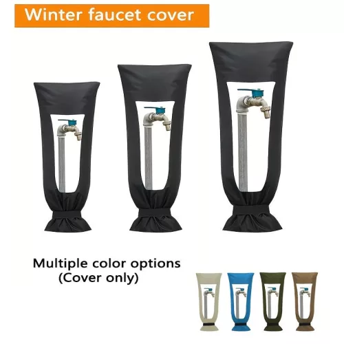 XXL téli csapfedél – 68×38 cm vízálló, szigetelt kültéri csapzokni, újrahasználható kivitel