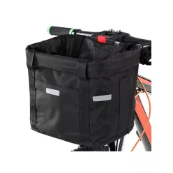   Nagy biciklikosár fém biciklikosár kattintás a kormányra tágas