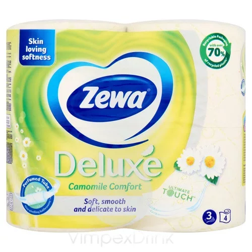 ZEWA Deluxe Toalettpapír 3r.Kamilla 4tek