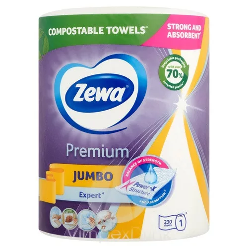 Zewa Prem.Jumbo 3r papírtörlő 1t. 230lap