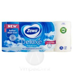 ZEWA Deluxe Toalettpapír 3r. Feher 8tek