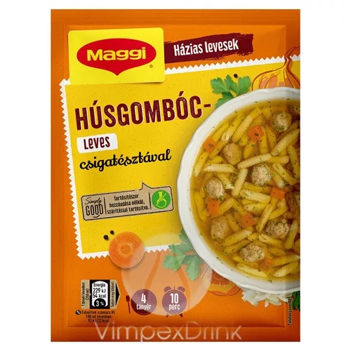 MAGGI HÚSGOMBÓCLEVES CSIGATÉSZTÁVAL 62G