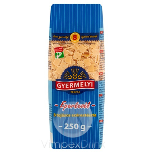 GYERMELYI TÉSZTA 8TOJ.EPERLEVÉL 250G