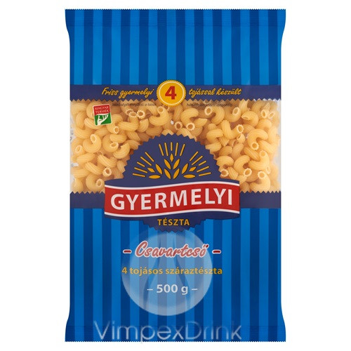 GYERMELYI TÉSZTA 4TOJ.CSAVARTCSŐ 500G
