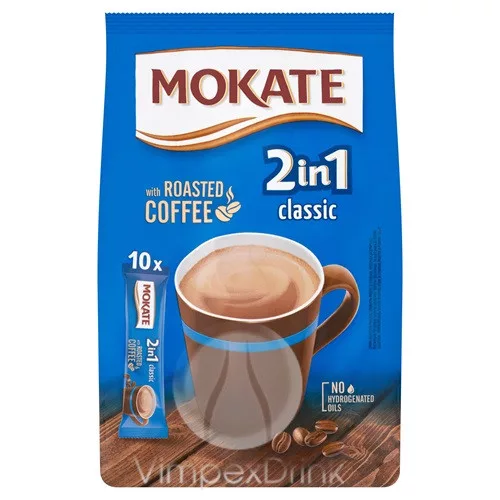 Mokate instant kávé 2in1 10*14g új