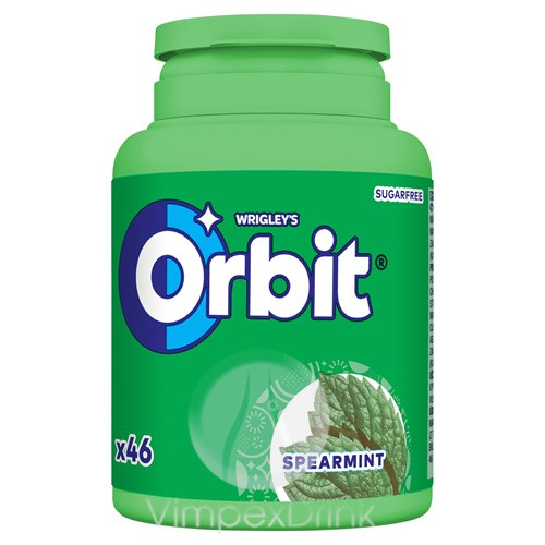 ORBIT Spearmint Bottle 46 Drazsé  "R"