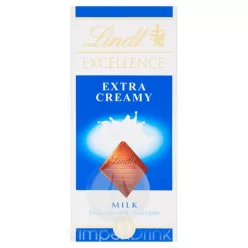 Lindt Excellence csokoládé Extra Creamy 100g