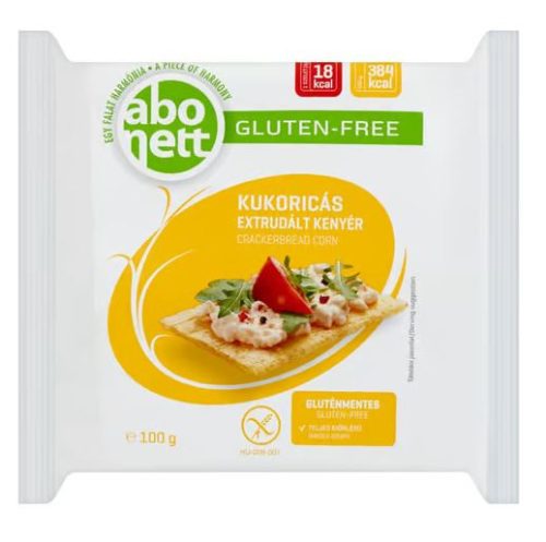 Abonett extrudált kenyér gluténmentes kukorica 100g /12/